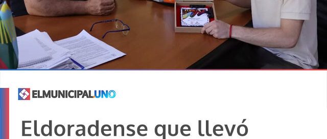 Eldoradense que llevó la bandera local hasta la cima del Aconcagua recibió reconocimiento oficial