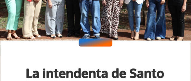 La intendenta de Santo Pipó participó de una reunión de trabajo con Hugo Passalacqua y jefas comunales